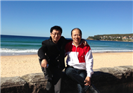 Karl with Maestro Li Xin Cao, Pricipal Conductor of China National Symphony Orchestra